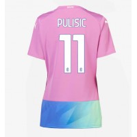 Fotballdrakt Dame AC Milan Christian Pulisic #11 Tredjedrakt 2023-24 Kortermet